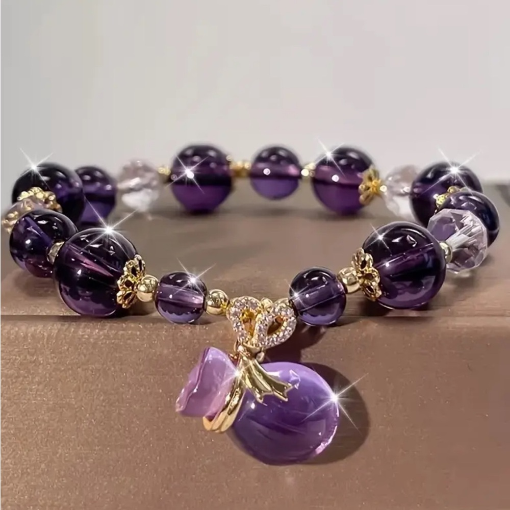 Amethyst Fortune Bracelet 🌟